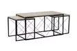 Soffbord Hanah Home Defne Svart Travertin Spånskiva 100x52x50 cm 45x52x45 cm - Soffbord - 8684283111206 - 5