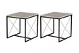 Soffbord Hanah Home Defne Svart Travertin Spånskiva 100x52x50 cm 45x52x45 cm - Soffbord - 8684283111206 - 9