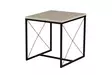 Soffbord Hanah Home Defne Svart Travertin Spånskiva 100x52x50 cm 45x52x45 cm - Soffbord - 8684283111206 - 10