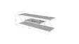 TV-bänk Hanah Home Canaz Travertin Svart Spånskiva Metall 120x33x30 cm - TV-bänkar - 8684283111176 - 6
