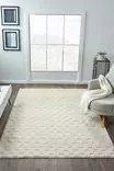 Matta Conceptum Jung 7184 Krämvit Polyester 80x150 cm - Små mattor och gångmattor - 8684282264026 - 2