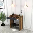 Sminkbord Hanah Home Lizbon Valnöt Antracit Spånskiva 70x40x84,7 cm - Toalettbord - 8684282088516 - 4