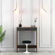 Sminkbord Hanah Home Lizbon Valnöt Antracit Spånskiva 70x40x84,7 cm - Toalettbord - 8684282088516 - 2