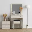 Sminkbord Hanah Home Nice Travertine Spånskiva 65x139x35 cm - Toalettbord - 8684282984856 - 2