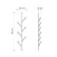 Klädhängare Hanah Home Ponpon Svart Metall 22x94x5 cm - Klädhängare - 8681875224566 - 3