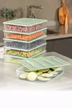 Förvaringslåda Set Hermia Mint Plast 6 Delar - Matlådor och matförvaringsbehållare - 8684283209996 - 1