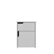 Sängbord Hanah Home Asra Vit Spånskiva 45x60x40 cm - Nattduksbord - 8681875455236 - 1