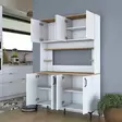 Förvaringsskåp Hanah Home JE176 Valnöt Spånskiva 120x184,2x40 cm - Skåp och byråer - 8684283498536 - 8