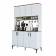 Förvaringsskåp Hanah Home JE176 Valnöt Spånskiva 120x184,2x40 cm - Skåp och byråer - 8684283498536 - 10