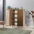 Förvaringsskåp Hanah Home Multibox Sonoma Ek Spånskiva 80x127x36 cm - Skåp och byråer - 8681875404326 - 4
