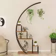Bokhylla Hanah Home Garden Furu Spånskiva Metall 85x180x35 cm - Bokhyllor - 8682870763616 - 3