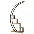 Bokhylla Hanah Home Garden Furu Spånskiva Metall 85x180x35 cm - Bokhyllor - 8682870763616 - 1