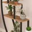 Bokhylla Hanah Home Garden Furu Spånskiva Metall 85x180x35 cm - Bokhyllor - 8682870763616 - 4
