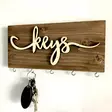 Nyckelhållare Trä Wallity Flerfärgad Trä 40x14 cm - Möbler - 8683342945806 - 4