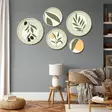 Inramad MDF-tavla Wallity Flerfärgad MDF 43,5x43,5 cm 5 Delar - Tavlor och ramar - 8684283551286 - 2