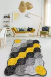 Matta Conceptum Circle Djt Flerfärgad Polyester 120x160 cm - Stora och medelstora mattor - 8682870876026 - 2