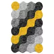 Matta Conceptum Circle Djt Flerfärgad Polyester 120x160 cm - Stora och medelstora mattor - 8682870876026 - 1