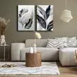 Canvastavla Wallity Flerfärgad Canvas 95x70 cm 2 Delar - Tavlor och ramar - 8684282625506 - 4
