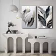 Canvastavla Wallity Flerfärgad Canvas 95x70 cm 2 Delar - Tavlor och ramar - 8684282625506 - 3