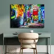Canvastavla Wallity Flerfärgad Canvas 70x100 cm - Tavlor och ramar - 8684282634676 - 4