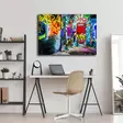 Canvastavla Wallity Flerfärgad Canvas 70x100 cm - Tavlor och ramar - 8684282634676 - 3