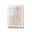 Glastavla Wallity Flerfärgad Glas 30x45 cm - Tavlor och ramar - 8684282242826 - 1