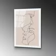 Glastavla Wallity Flerfärgad Glas 30x45 cm - Tavlor och ramar - 8684282242826 - 5