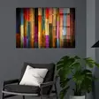 Glastavla Wallity Flerfärgad Glas 70x100 cm - Tavlor och ramar - 8683342484886 - 2