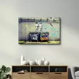 Glastavla Wallity Flerfärgad Glas 70x110 cm - Tavlor och ramar - 8684282939986 - 3