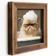Inramad MDF-tavla Wallity Flerfärgad MDF 16x16x2 cm - Tavlor och ramar - 8684283650286 - 1