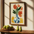 Inramad MDF-Tavla Wallity Flerfärgad MDF 35x47 cm - Tavlor och ramar - 8684283652006 - 1