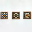 Inramad MDF-tavla Wallity Flerfärgad MDF 16x16x2 cm 3 Delar - Tavlor och ramar - 8684283650156 - 2