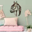 Väggdekor Metall Wallity Horse Flerfärgad Metall 38x53 cm 2 Delar - Dekorationer, prydnadsföremål - 8683743851706 - 3