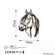 Väggdekor Metall Wallity Horse Flerfärgad Metall 38x53 cm 2 Delar - Dekorationer, prydnadsföremål - 8683743851706 - 7