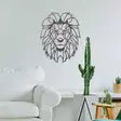 Väggdekor Metall Wallity Lion Flerfärgad Metall 40x50 cm 2 Delar - Dekorationer, prydnadsföremål - 8683743851676 - 4