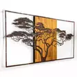 Väggdekor Trä Wallity Flerfärgad Trä 147x70x3 cm - Dekorationer, prydnadsföremål - 8683742935346 - 7