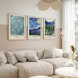 Inramad MDF-tavla Wallity Flerfärgad MDF 50x35 cm 3 Delar - Tavlor och ramar - 8684282725466 - 3