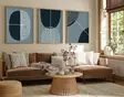 Inramad MDF-tavla Wallity Flerfärgad MDF 50x70 cm 3 Delar - Tavlor och ramar - 8684282340966 - 2