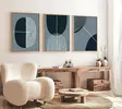 Inramad MDF-tavla Wallity Flerfärgad MDF 50x70 cm 3 Delar - Tavlor och ramar - 8684282340966 - 4