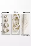 MDF-tavla Wallity Flerfärgad MDF 70x50 cm 3 Delar - Tavlor och ramar - 8681875650846 - 3
