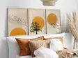 Inramad MDF-tavla Wallity Flerfärgad MDF 35x50 cm 3 Delar - Tavlor och ramar - 8684282338956 - 4
