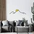 Väggdekor Metall Wallity Flerfärgad Metall Trä 100x29 cm - Dekorationer, prydnadsföremål - 8684282053576 - 2