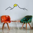 Väggdekor Metall Wallity Flerfärgad Metall Trä 100x29 cm - Dekorationer, prydnadsföremål - 8684282053576 - 3