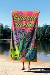 Strandhandduk Mijölnir Flerfärgad Mikrofilament 70x130 cm - Handdukar - 8684282665656 - 3