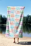 Strandhandduk Mijölnir Flerfärgad Mikrofilament 70x130 cm - Handdukar - 8684282665786 - 4