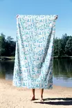 Strandhandduk Mijölnir Flerfärgad Mikrofilament 70% Polyester 30% Polyamid 90x150 cm - Handdukar - 8684282666516 - 2