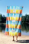 Strandhandduk Mijölnir Flerfärgad Mikrofilament 70% Polyester 30% Polyamid 90x150 cm - Handdukar - 8684282666196 - 4