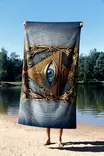 Strandhandduk Mijölnir Flerfärgad Mikrofilament 70% Polyester 30% Polyamid 90x150 cm - Handdukar - 8684282666356 - 3