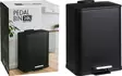 Svart pedalhink 20 liter med soft close - Soptunnor - 8721037796606 - 1