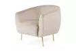 Öronlappsfåtölj Atelier del Sofa Wing Beige Polyester 82x70x82 cm - Fåtöljer - 8683742976066 - 4